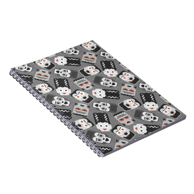 Cuaderno Frankenstein y amigos espeluznantes - negro, blanc (Lado Derecho)