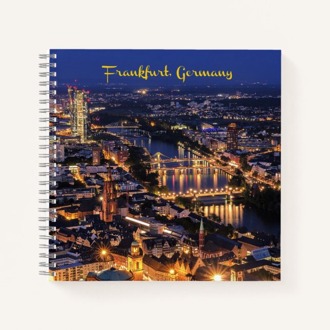 Cuaderno Frankfurt, Alemania en Twilight (Anverso)
