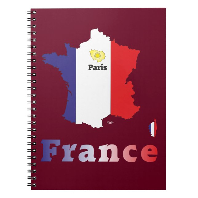 Cuaderno Frankreich - France Notizheft (Frente)