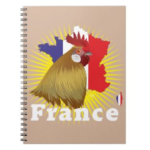Cuaderno Frankreich - France Notizheft