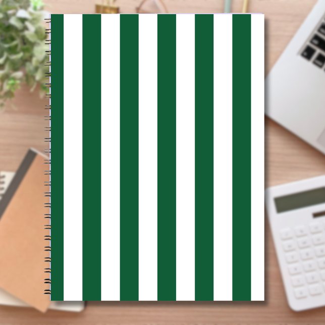 Cuaderno Frasco clásico de época franjas verde y blanca (Subido por el creador)