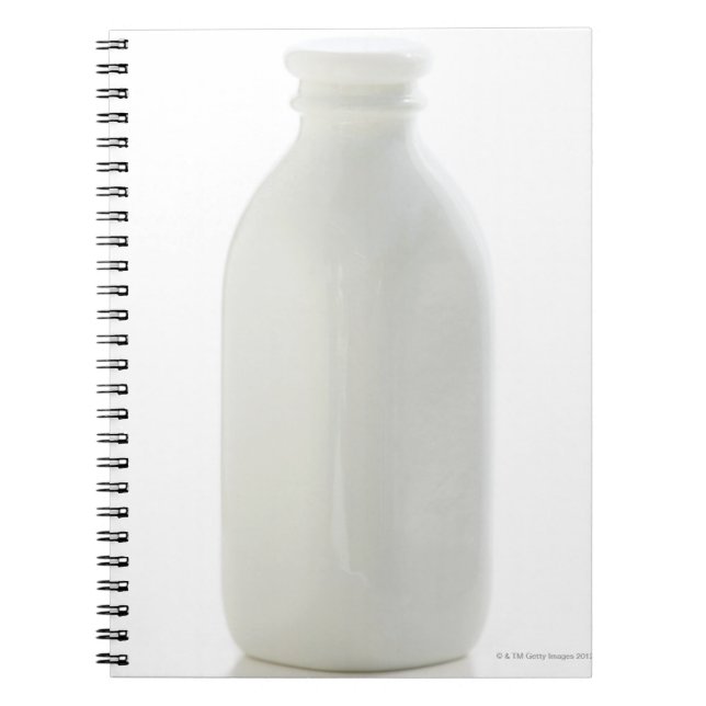 Cuaderno Frasco de leche con fondo blanco (Frente)