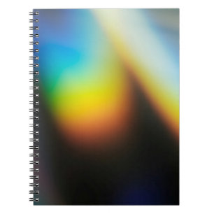 Cuaderno Frasco de plástico azul y amarillo