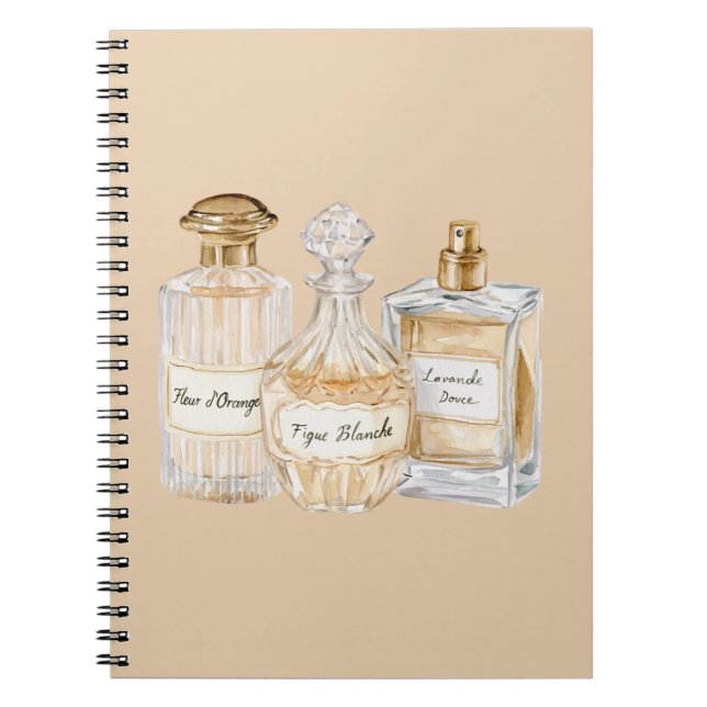 Cuaderno Frascos de perfume franceses (Frente)