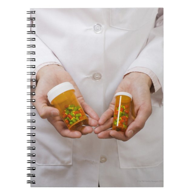 Cuaderno Frascos de píldora en la farmacia (Frente)