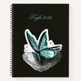 Cuaderno Frase de calcomanía cap