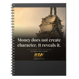 Cuaderno Frase del libro Revela Carácter