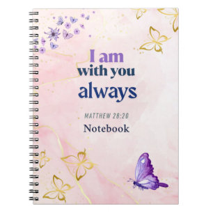 Cuaderno Frase Inspiradora "Estoy contigo siempre"