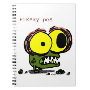 Cuaderno Freaky Pea Notebook