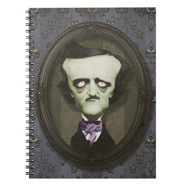 Cuaderno frecuentado del Poe del zombi (Frente)