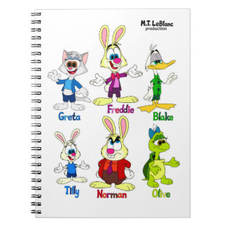 Cuaderno Freddie Bunny & Amigos