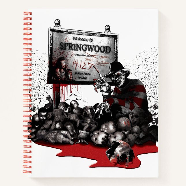 Cuaderno Freddy vs. Jason | Bienvenidos a Springwood (Anverso)