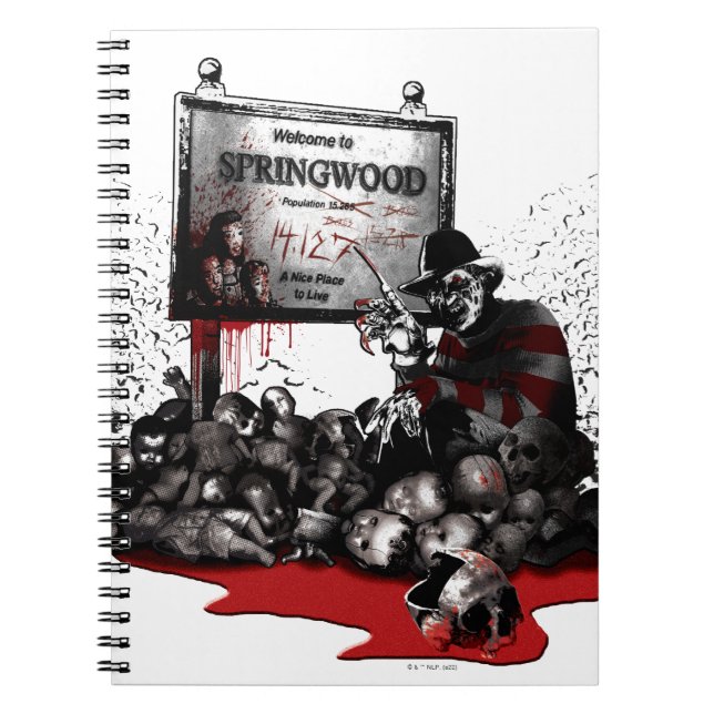 Cuaderno Freddy vs. Jason | Bienvenidos a Springwood (Frente)