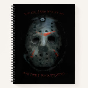 Cuaderno Freddy vs. Jason Cita Máscara Jason