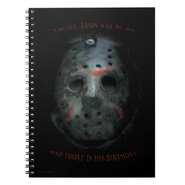 Cuaderno Freddy vs. Jason | Cita Máscara Jason (Frente)