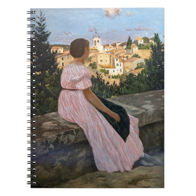 Cuaderno Frederic Bazille - El vestido rosa (Frente)
