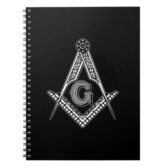 Cuaderno Freemason (negro) (Frente)