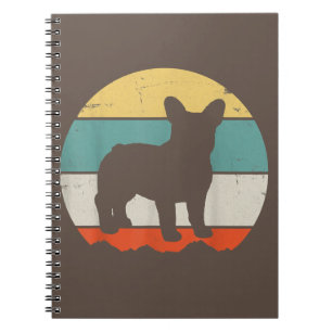 Cuaderno Frenchie Gift   Regalo de Bulldog francés vintage