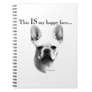 Cuaderno Frenchie Happy Face