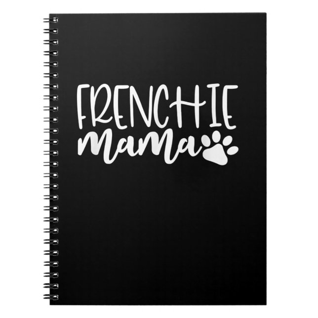Cuaderno frenchie mama | regalo de bulldog francés para muj (Frente)