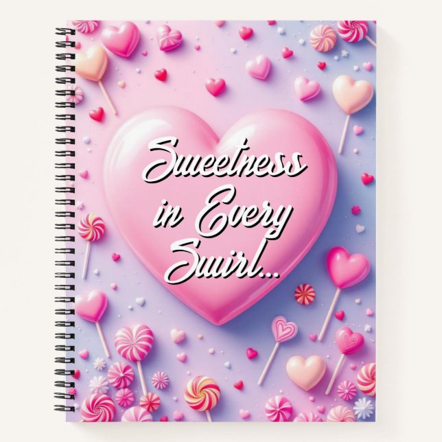 Cuaderno Frenesí de Azúcar del Corazón (Anverso)