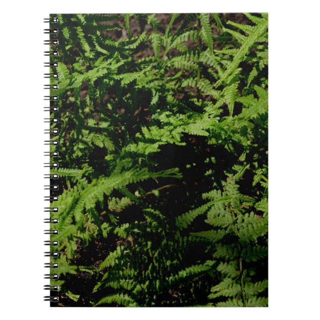 Cuaderno Frenos de suelo forestal verde botánico (Frente)