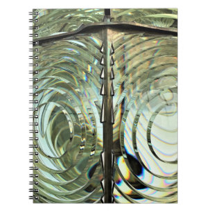 Cuaderno Frensel Lens, faro Cabo Blanco, costa de Oregón