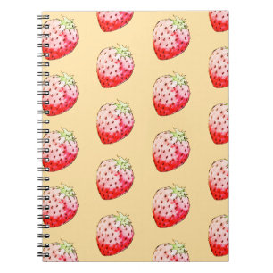 Cuaderno fresa acuarela en amarillo