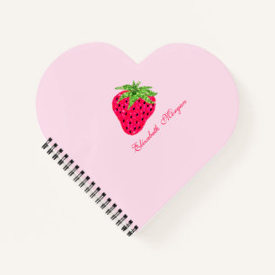 Cuaderno Fresa Brillante Elegante