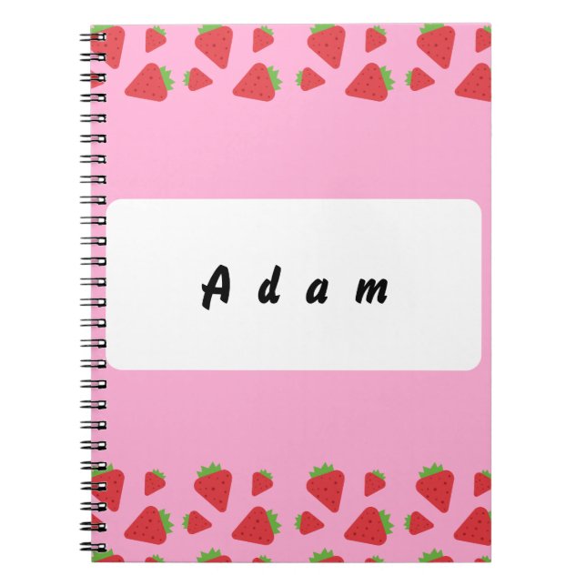 Cuaderno Fresa personal (Frente)