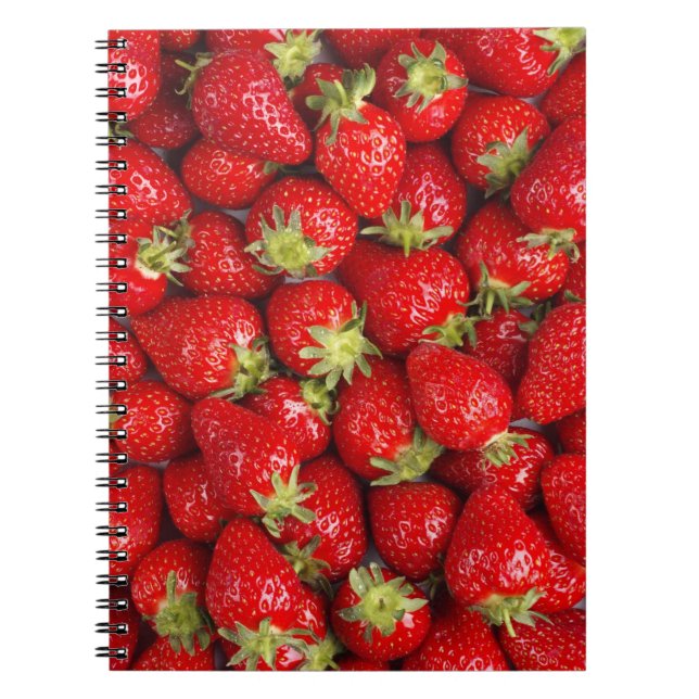 Cuaderno Fresas rojas brillantes (Frente)