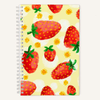 Cuaderno Fresas y dias iluminadas por el sol