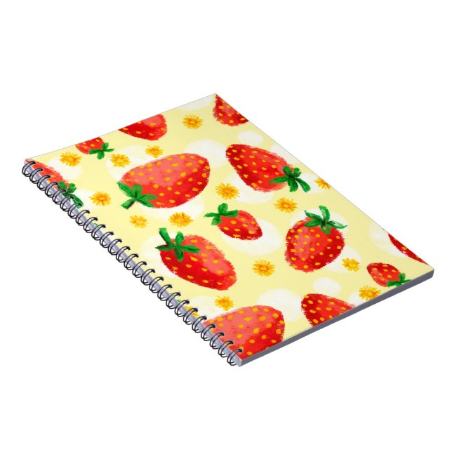 Cuaderno Fresas y dias iluminadas por el sol (Lado Derecho)
