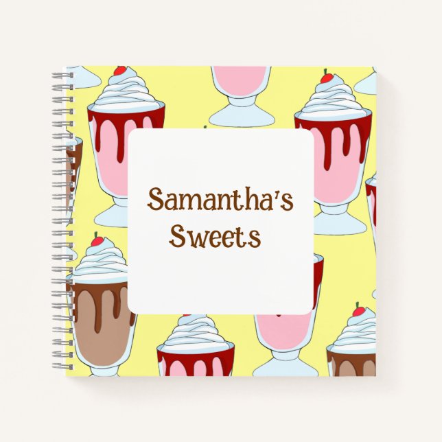 Cuaderno Fresas Y Lechones De Chocolate (Anverso)