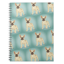 Cuaderno fresco del bulldog francés
