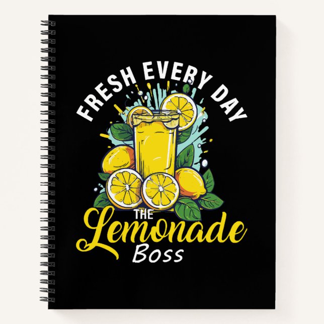 Cuaderno Fresco Todos Los Días El Jefe De La Limonada (Anverso)