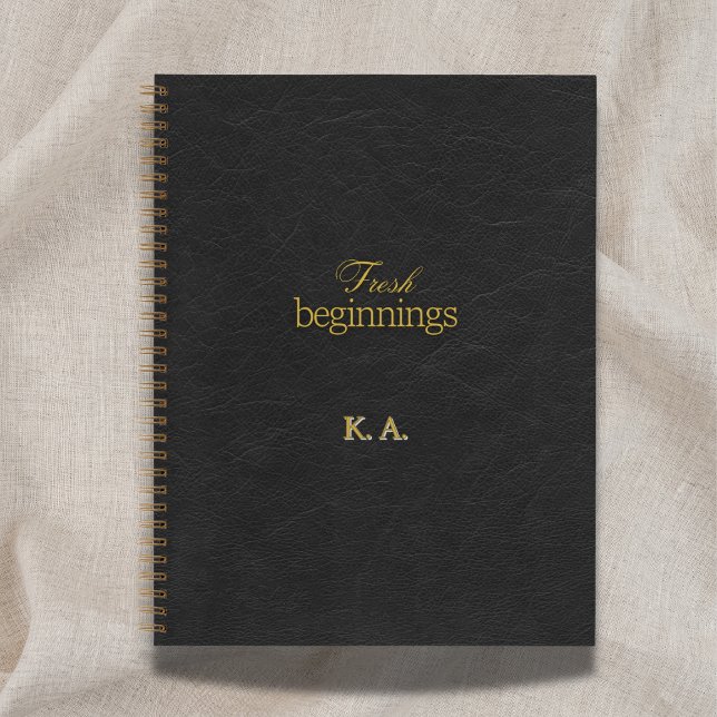Cuaderno Fresh Beginnings Leather-Look Retirement Gift (Subido por el creador)