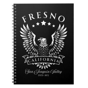 Cuaderno Fresno Valle de San Joaquín California Águila Vint