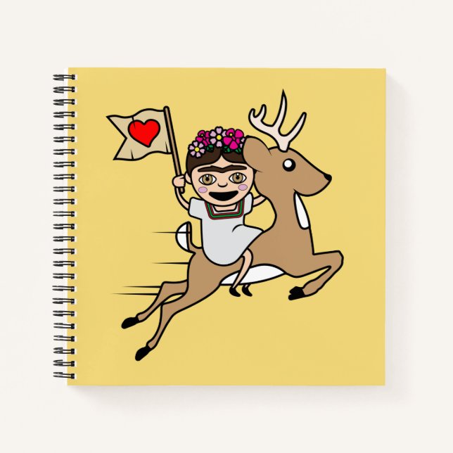 Cuaderno Frida Kahlo | Frida Moji - Reno (Anverso)