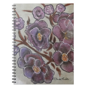 Cuaderno Frida Kahlo pintó las flores