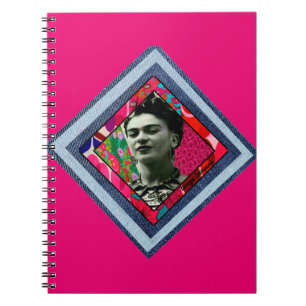 Cuaderno Frida Kahlo Retro Denim Diamond