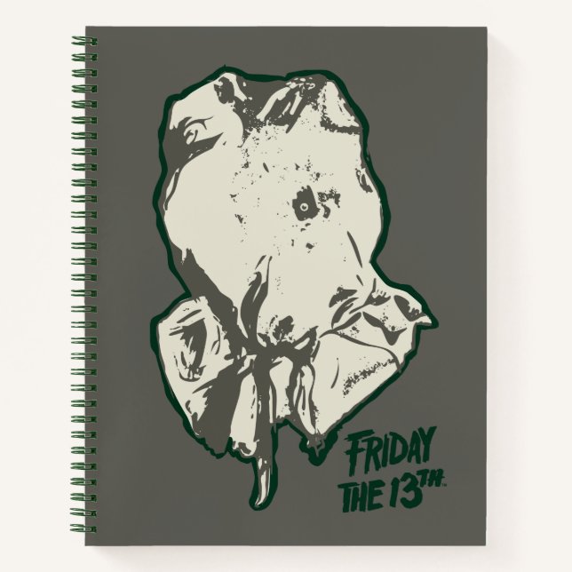 Cuaderno Friday the 13th | Jason Voorhees Burlap Sack (Anverso)