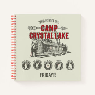 Cuaderno Friday the 13th   Welcome to Camp Crystal Lake