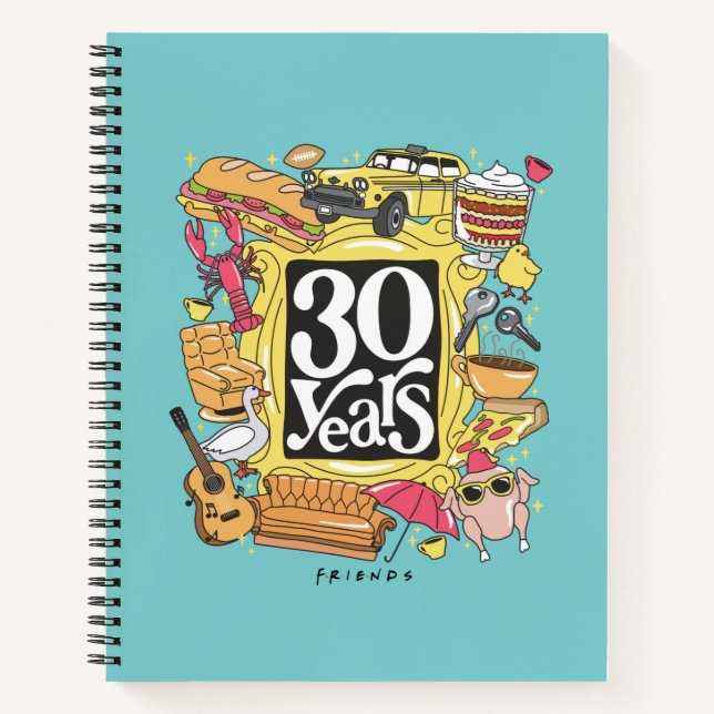 Cuaderno FRIENDS™ | 30 Años Gráfico (Anverso)