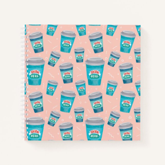 Cuaderno FRIENDS™ | Central Perk Coffee Cup Pattern (Anverso)