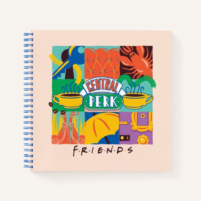 Cuaderno FRIENDS™ | Central Perk Gráfico Vibrante (Anverso)
