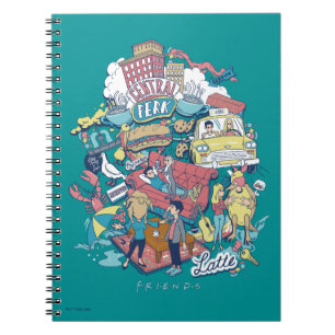Cuaderno FRIENDS™ Collage de dibujos animados