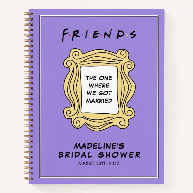 Cuaderno FRIENDS™ | El capítulo donde nos casamos (Anverso)