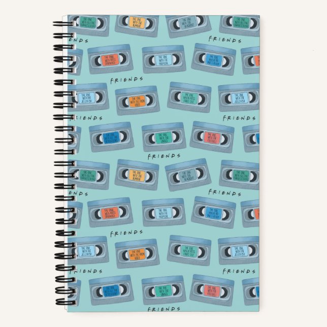 Cuaderno FRIENDS™ | El Patrón de La Cinta de Video (Anverso)