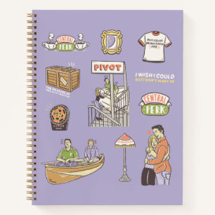Cuaderno FRIENDS™   Iconos de Dibujos Animados